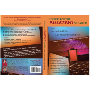 CD by Keynote Speaker Mike Hourigan: Secrets for the Reluctant Speaker with Survival Skills for Last Minute Presentations