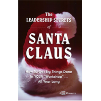 Keynote Speaker and Author Mike Hourigan's book the leadership secrets of santa claus